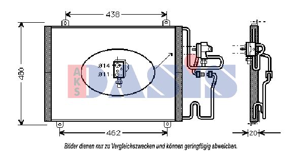 AKS DASIS kondensatorius, oro kondicionierius 182011N